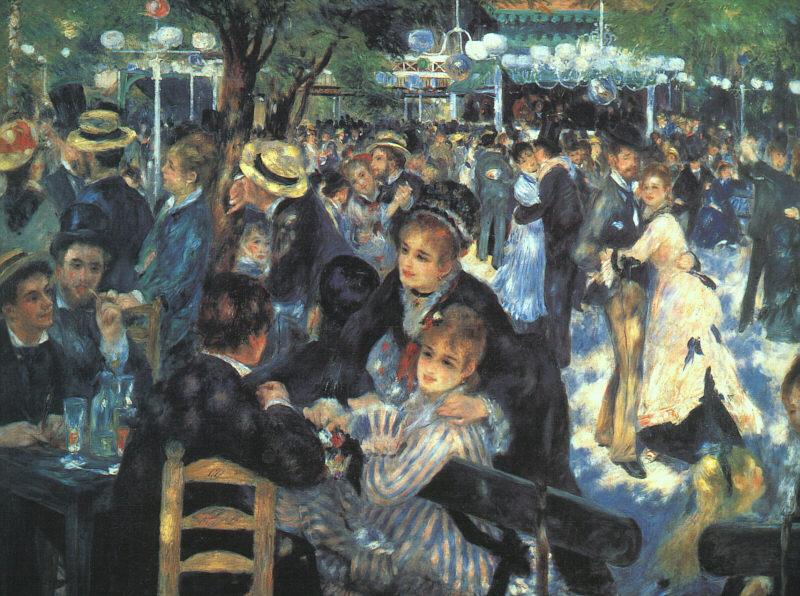 Pierre Renoir The Ball at the Moulin  de la Galette Sweden oil painting art